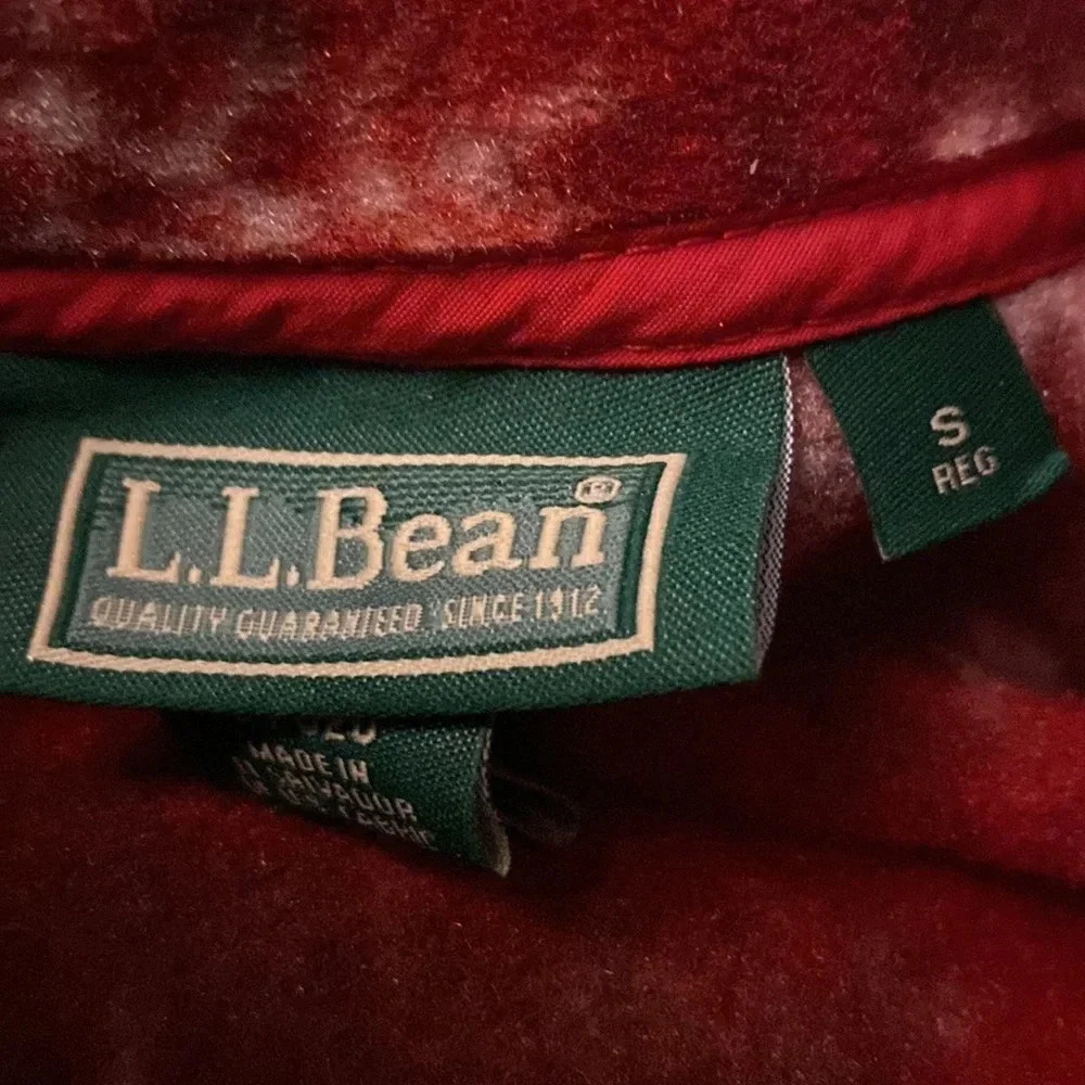 LL BEAN WOMENS FLEECE TOP SHIRT JACKET FALL WINTER CASUAL SHIRTS TOPS SIZE S - Picture 5 of 5